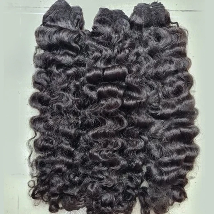 Sample Order  human hair bundles Burmese jerry curly bundles raw vietnamese temple cuticle aligned hair bundles