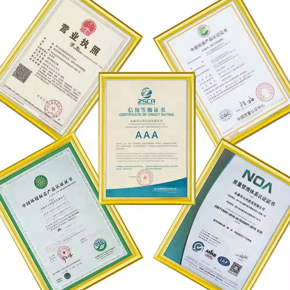 Shanfeng New Arrival School Furniture Kids Single Student Desk And Chair Set For Sale