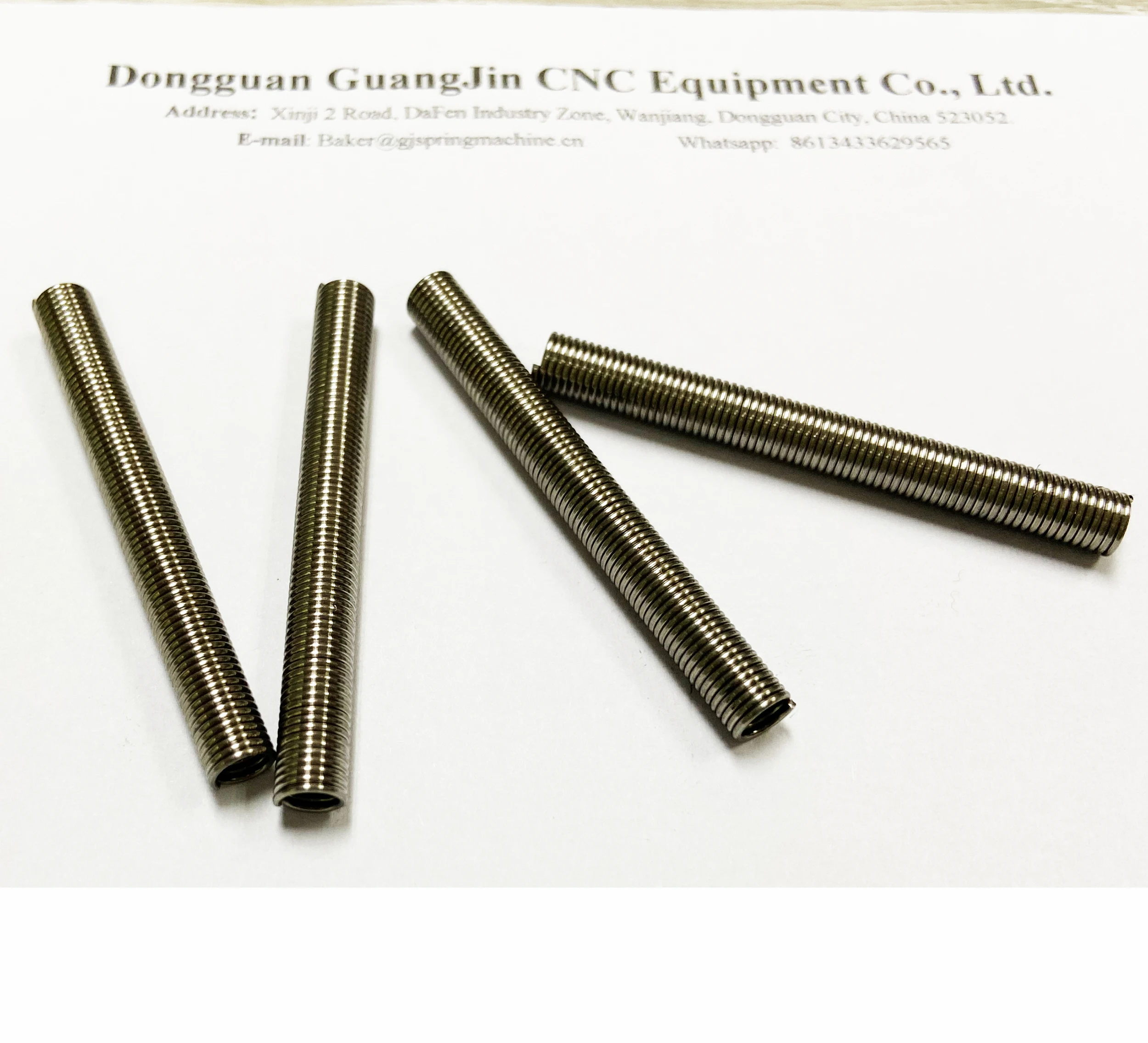 2 Axis 1 mm Precise Spring Coiling Machine For stainless steel 0.7mm into cable guide sleeve spring
