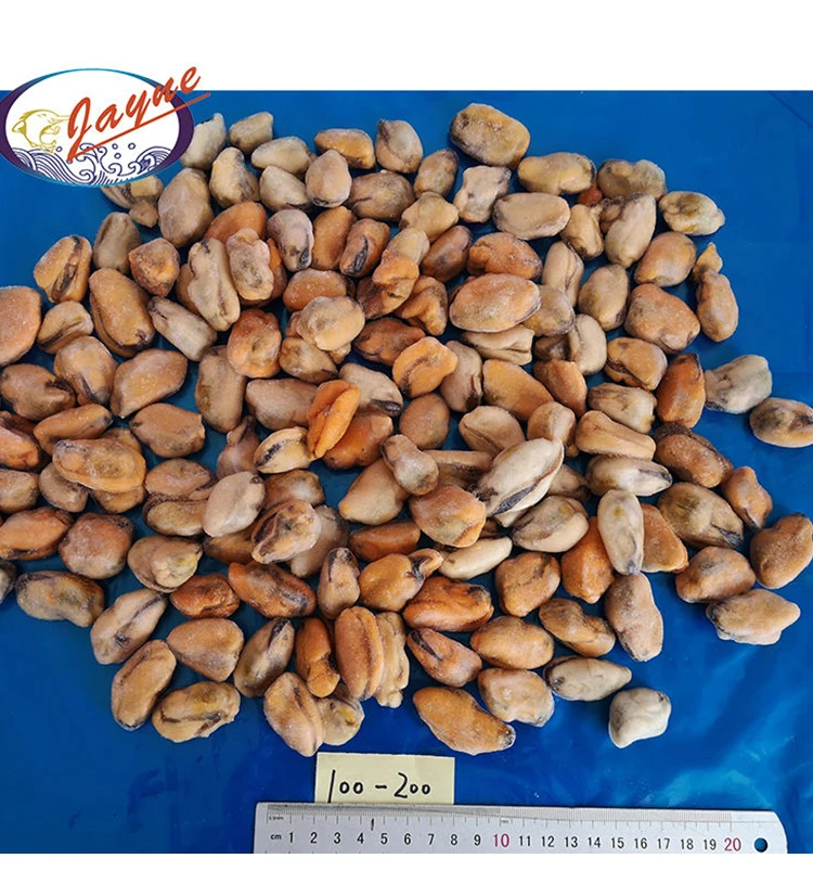 Высококачественные готовые цельные пресноводные ракушки, замороженные закуски, производство мидий, мясо на продажу