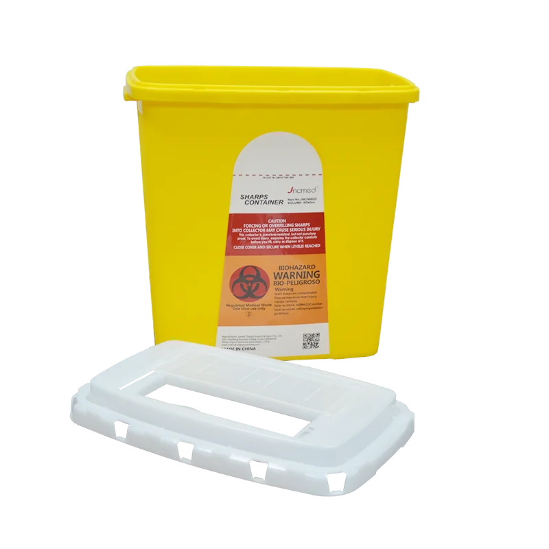 JCMED 6 gallon sharp container pure syringe with box