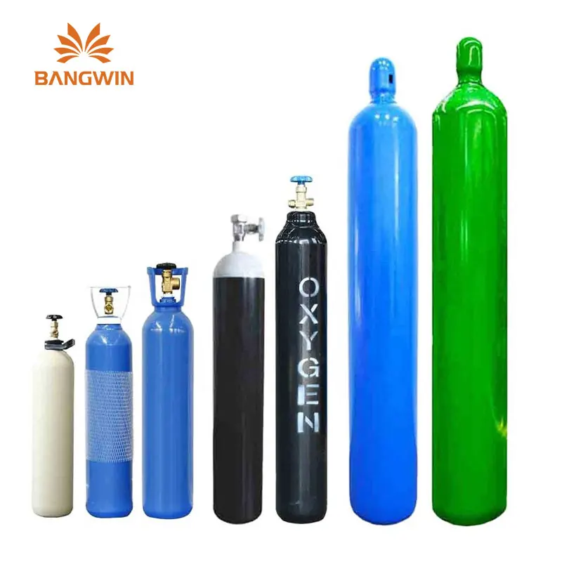 Cheap price 10L 15L 20L 50 L ENISO9809-3 3M3/2M3/10M3/ 150bar 37MN medical oxygen cylinder for EU Market