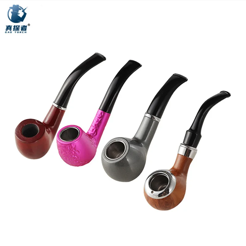 Custom handmade durable smoking hookah wooden tobacco pipe for gift