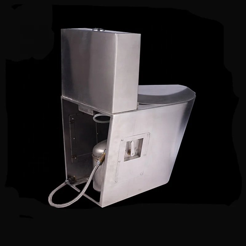 Kuge heavy duty grade metal floor mount toilet public amenities train stainless steel wc toilet bowl