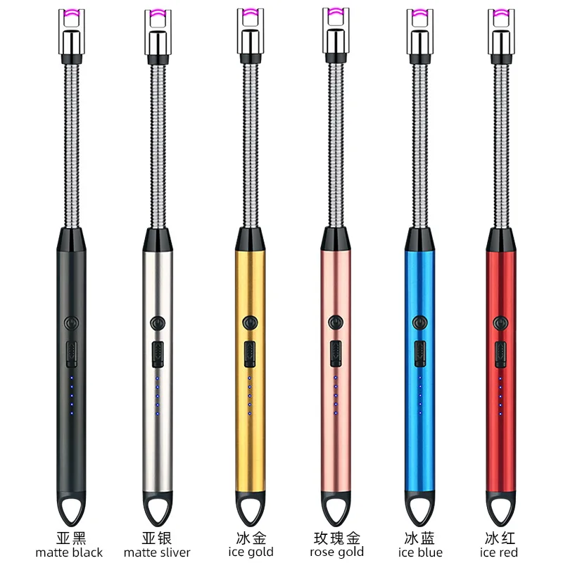 USB Rechargeable Electric Arc Lighter Candle Lighter Windproof Electric Lighter