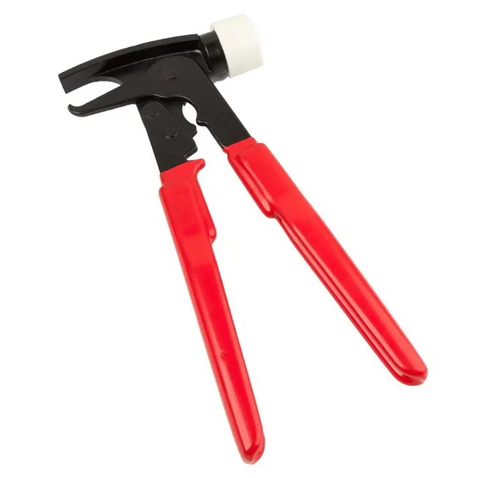Wheelsky Red steel Tire Repair Hand Tool Hammer Balance Wheel Weights Pliers For Cars