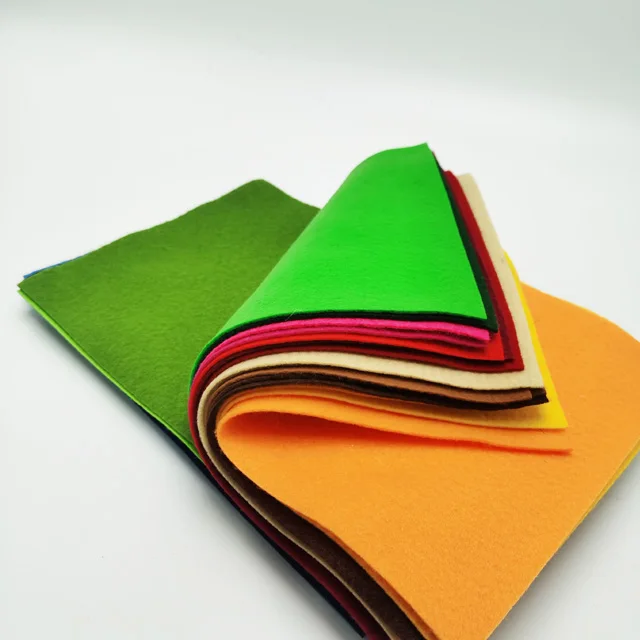 1.5mm polyester felt color craft felt soft hard felt roll  PP felt fabric
