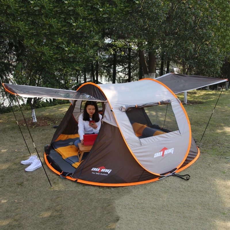 3-4 Person High Quality Automatic Instant Tent Pop Up Tents Camping Outdoor Waterproof for Family