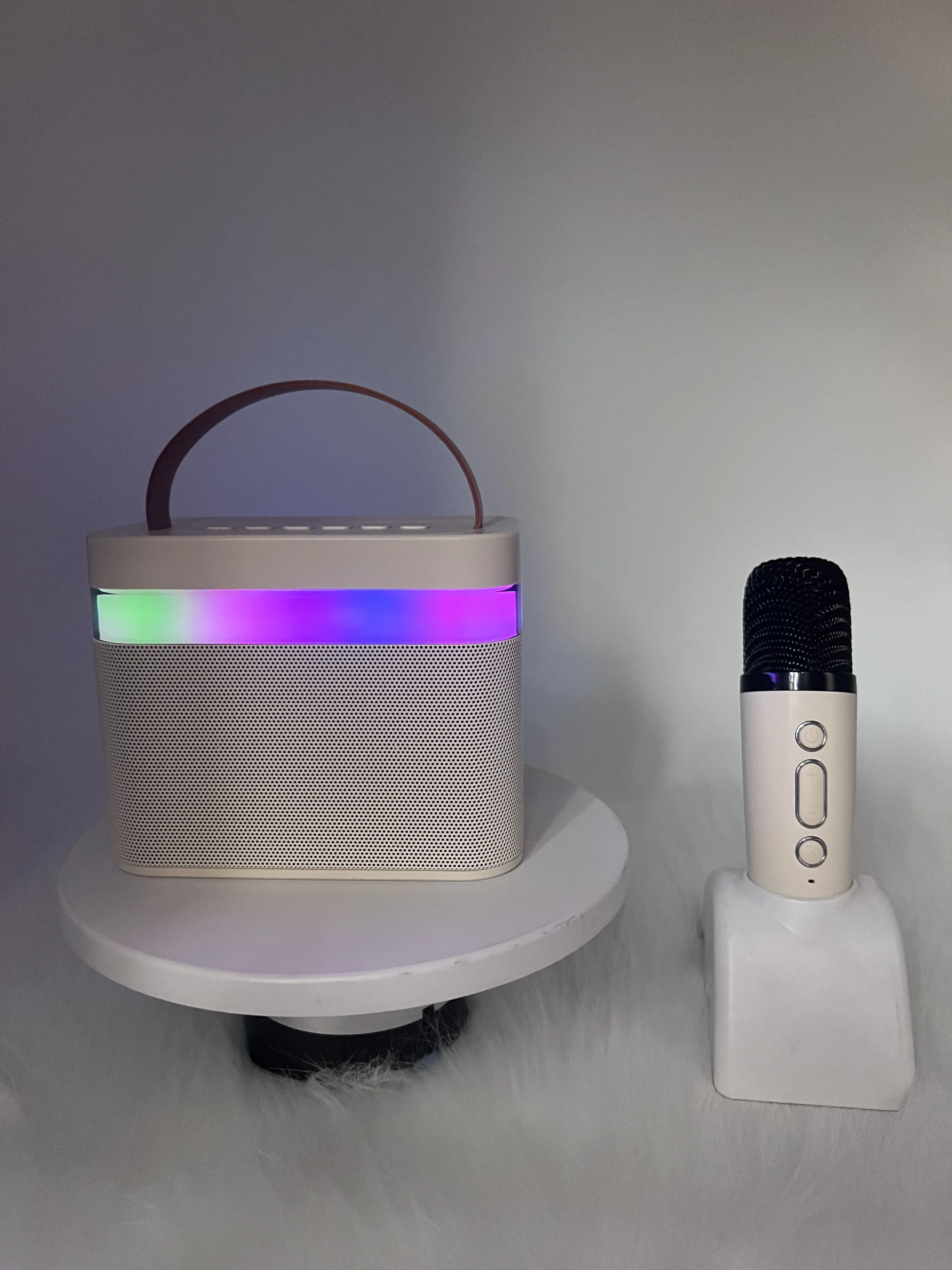 Мини портативный динамик для улицы мини-Колонка вечеринки бас HIFI BT с микрофоном Домашняя Беспроводная