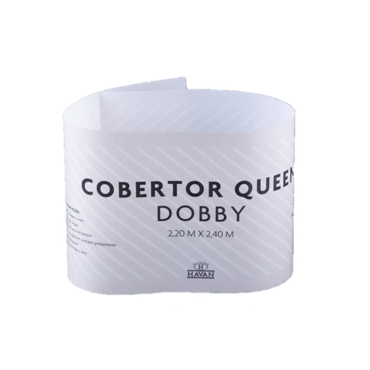 White PVC label plastic label waterproof elevator clothing plastic paper general blank plastic sheet custom logo