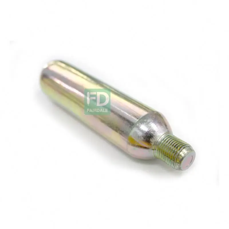 Mini Co2 gas tank co2 38g 45g cartridge threaded 48cc 50cc 60cc used for horse rider air vest same as HELITE