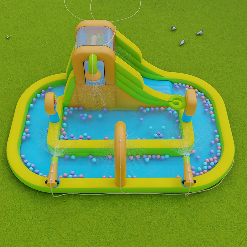 Oxford BouncyInflatable Bounce house Jumping Castle BOUNCER with Water slide for summer