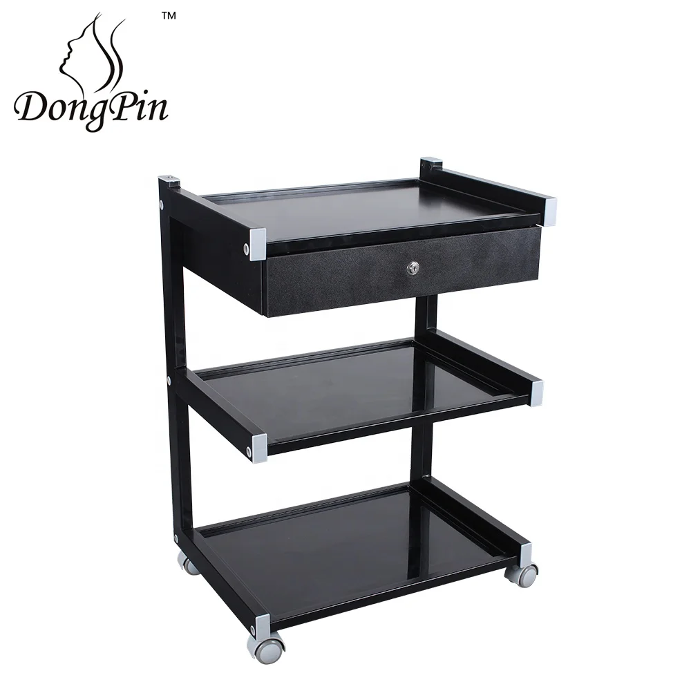 Beauty salon trolley cart salon trolley for esthetics free shipping in USA