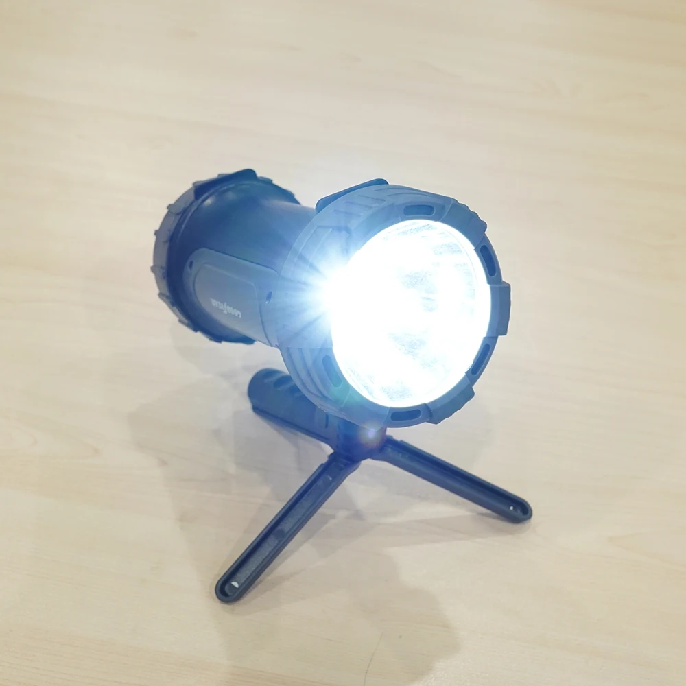 Outdoor Tent Emergency IPX67 Handheld Flashlight Spotlight Torch Camping Lantern Rechargeable Side Lights LED Searchlight