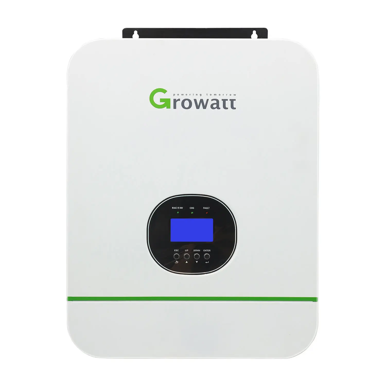 Growatt 3KW 24V 110V/120V солнечный гибридный инвертор зарядное устройство SPF 3000TL LVM-24P Максимальная PV входное напряжение 145V со слежением за максимальной точкой мощности 80A солнечное