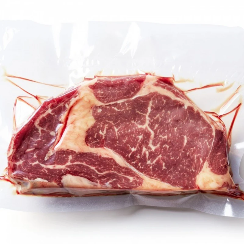 Wholesale Price Clear Poly Roll Vacuum Seal Plastic Food Packaging Bags Customized Bag for Meat Shrimp Fish Storage