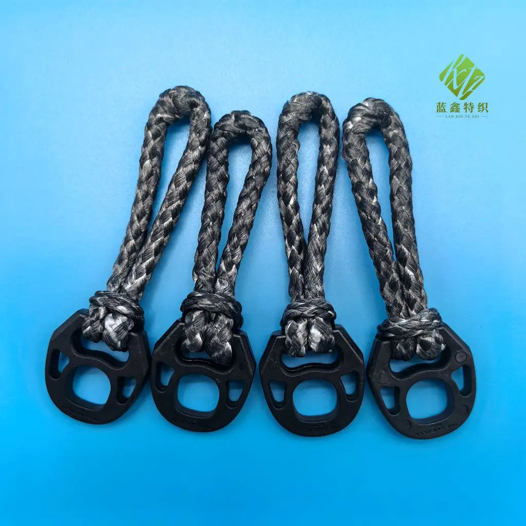 Wholesale Customized Amsteel Rope 8cm Length Cinch Buckle Continuous Loop For Hammock suspension UHMWPE lanyard