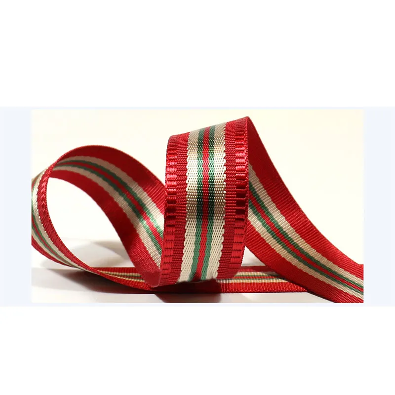 Heavy Huty Nylon Tote with backpack webbing flat nylon webbing 5cm red clothing polyester webbing