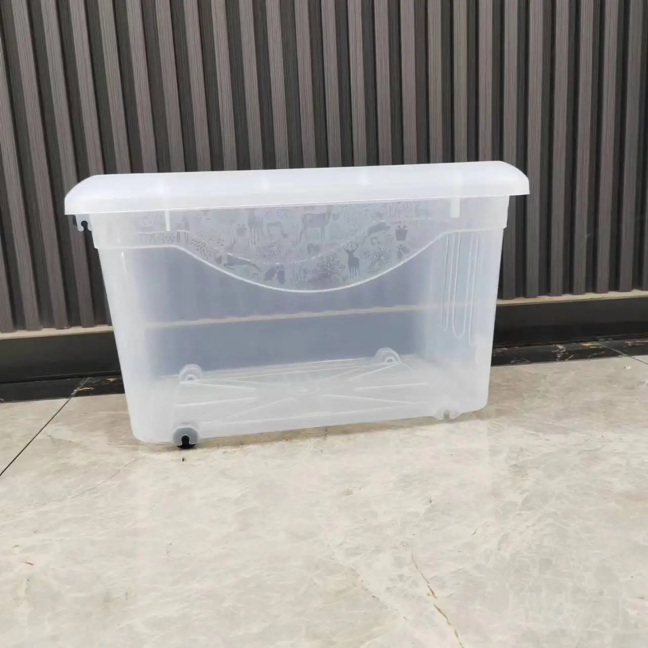 Cheap Plastic Storage Box With Handle Stackable Small Clear Multifunction Organizer Bins