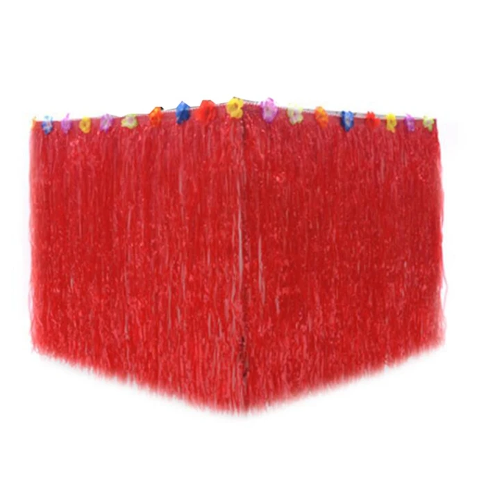 Праздничная подстилка из фруктовой соломы в гавайском стиле.