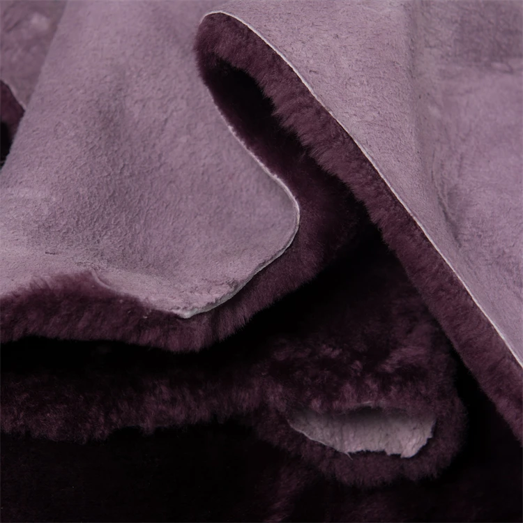 Factory direct sales genuine soft  sheepskin eco-tanning lamb skin for garment