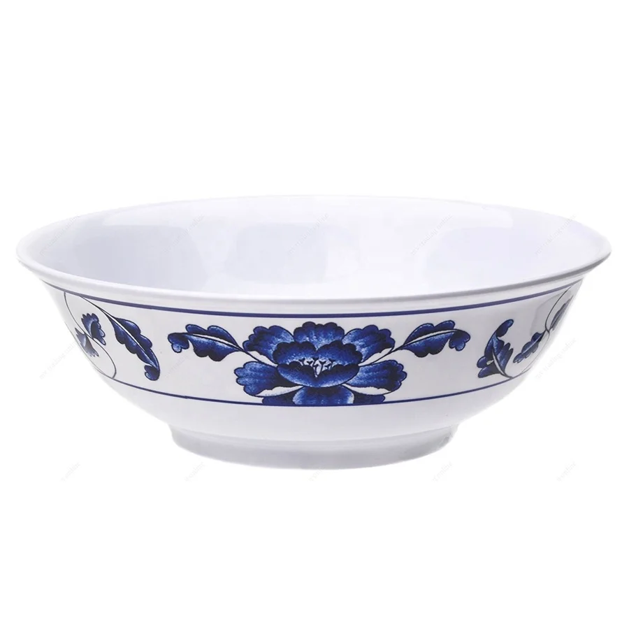 Melamine big bowl print mixing bowls
