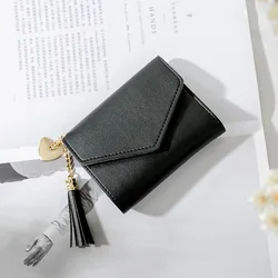 Factory wholesale Luxury Girl Female Fancy Wallet Brand Women RFID Rabbit Pendant Tassel Billetera Purse Carteras Women Wallet
