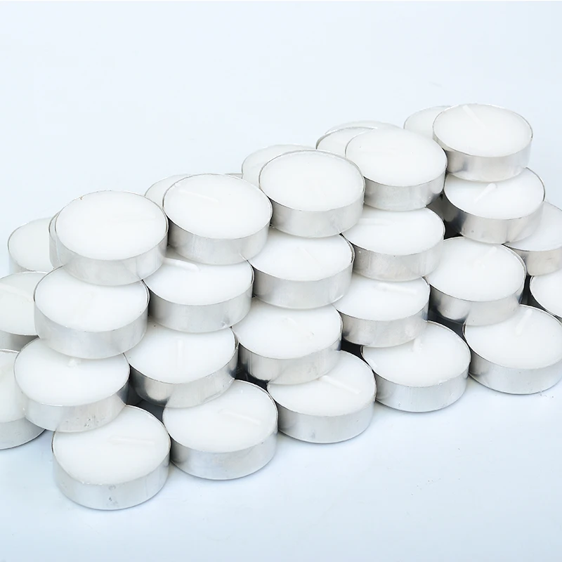 Dubai market White Tealight Candle 12g/ Chauffe Plats/ Teelichte/ Theelichten