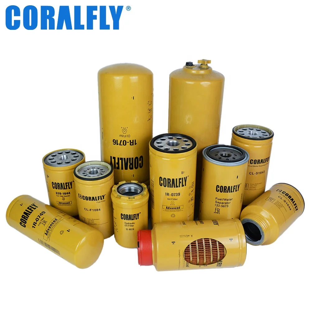 Engine filter element 3261641 diesel fuel water separator filter 3261641 3261643 3261644 for Caterpillar