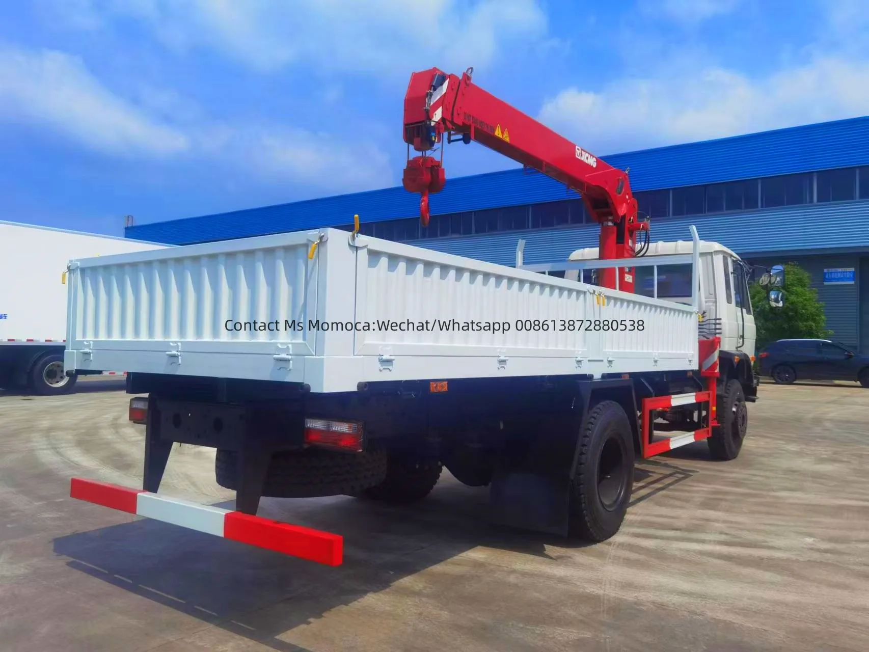 Автокран Dongfeng 4x2 5 тонн 10 грузовой автомобиль с краном готовый к отправке