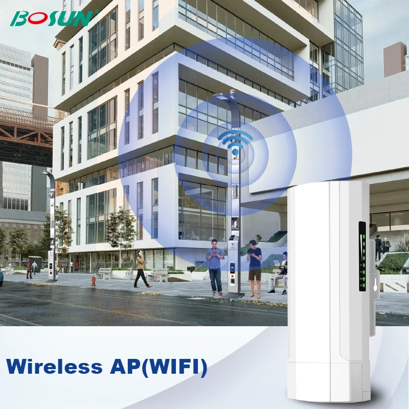 Gebosun smart pole new design street light pole with camera cctv for smart city