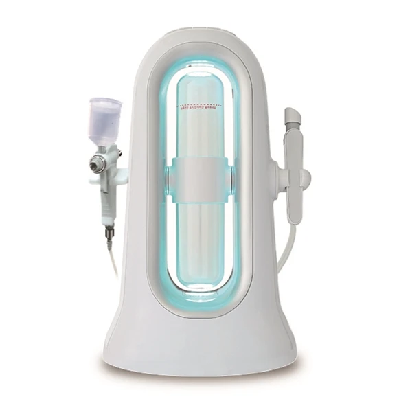 
2020 new portable 2 handles 2 tips hydra skin peel face machine professional personal hydro microdermabrasion machine 