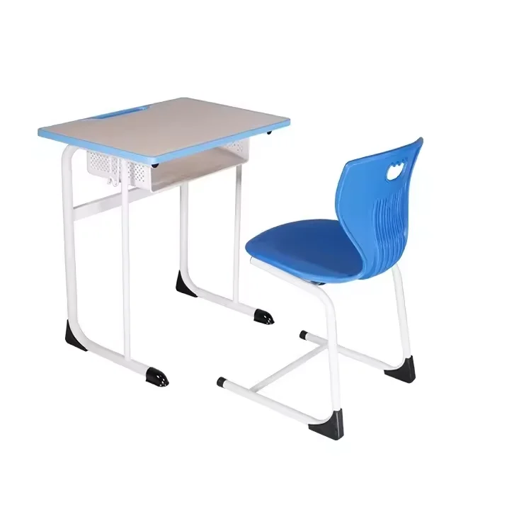 Ergonomic Kids Study Table And Desk Chassroom Student Tables and Chairs Set