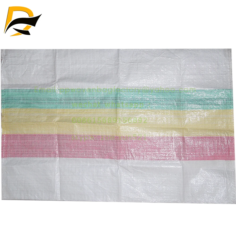 25kg 50kg 100kg white empty sugar maize fertilizer bag pp woven bag sack for sale