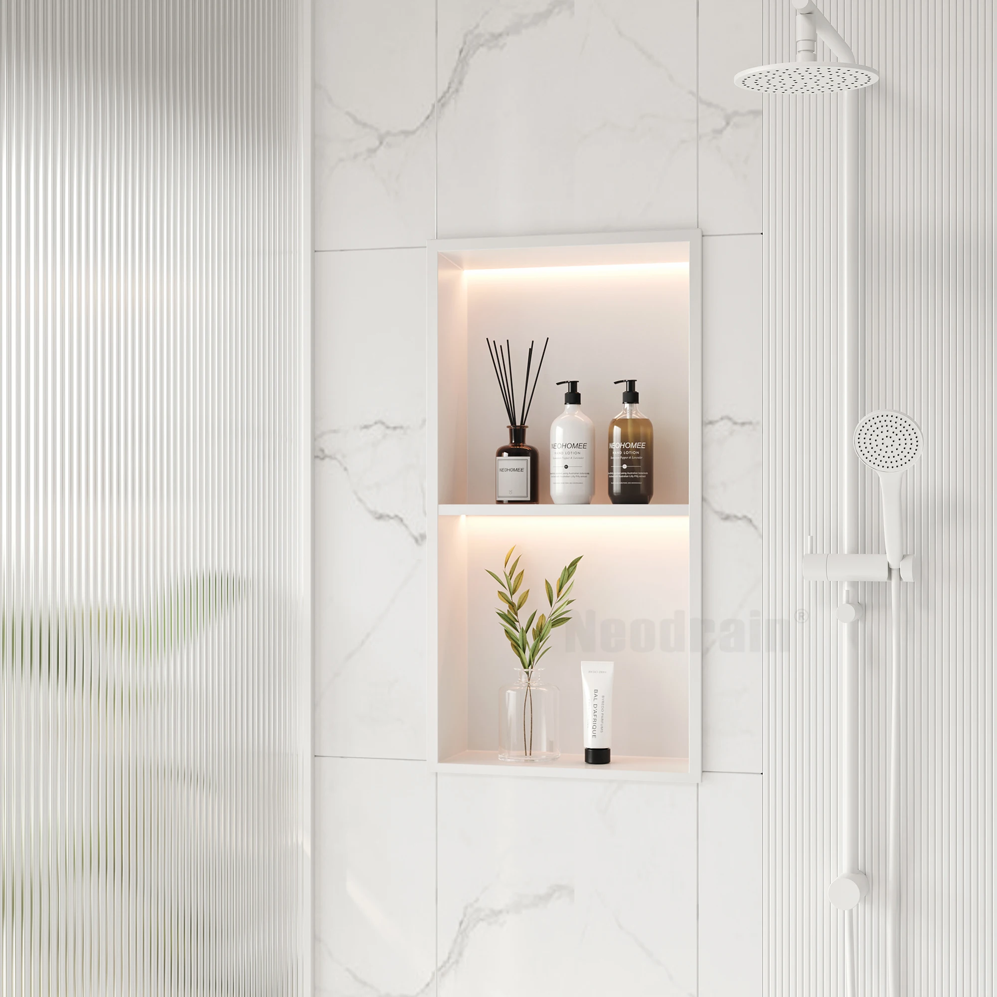 Newly Developed LED Wall Niche Stainless Steel with RGB Colors and Fingerprint Resistant Coating