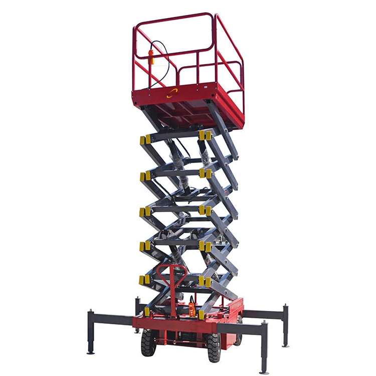 Foldable Electric Aerial Platform Lifts Work Platforms for Aerial Operations Convenient Electric Scaffolding Lift Platform