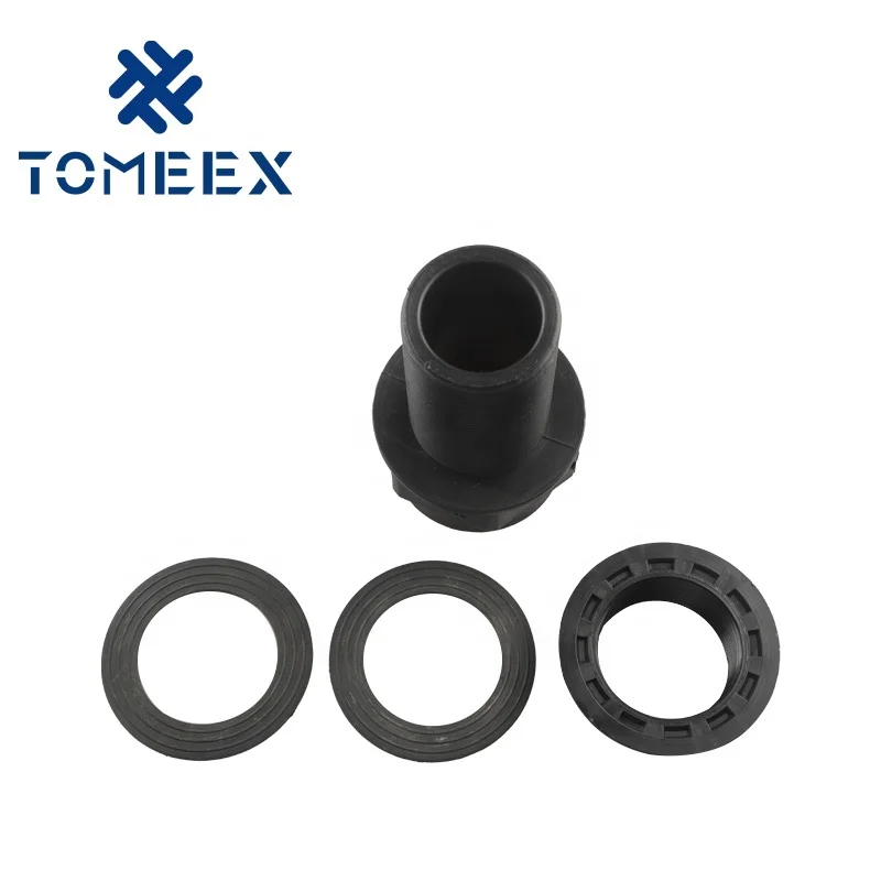 China suppliers tank adapter ABS fittings with gasket 1 inch female and male