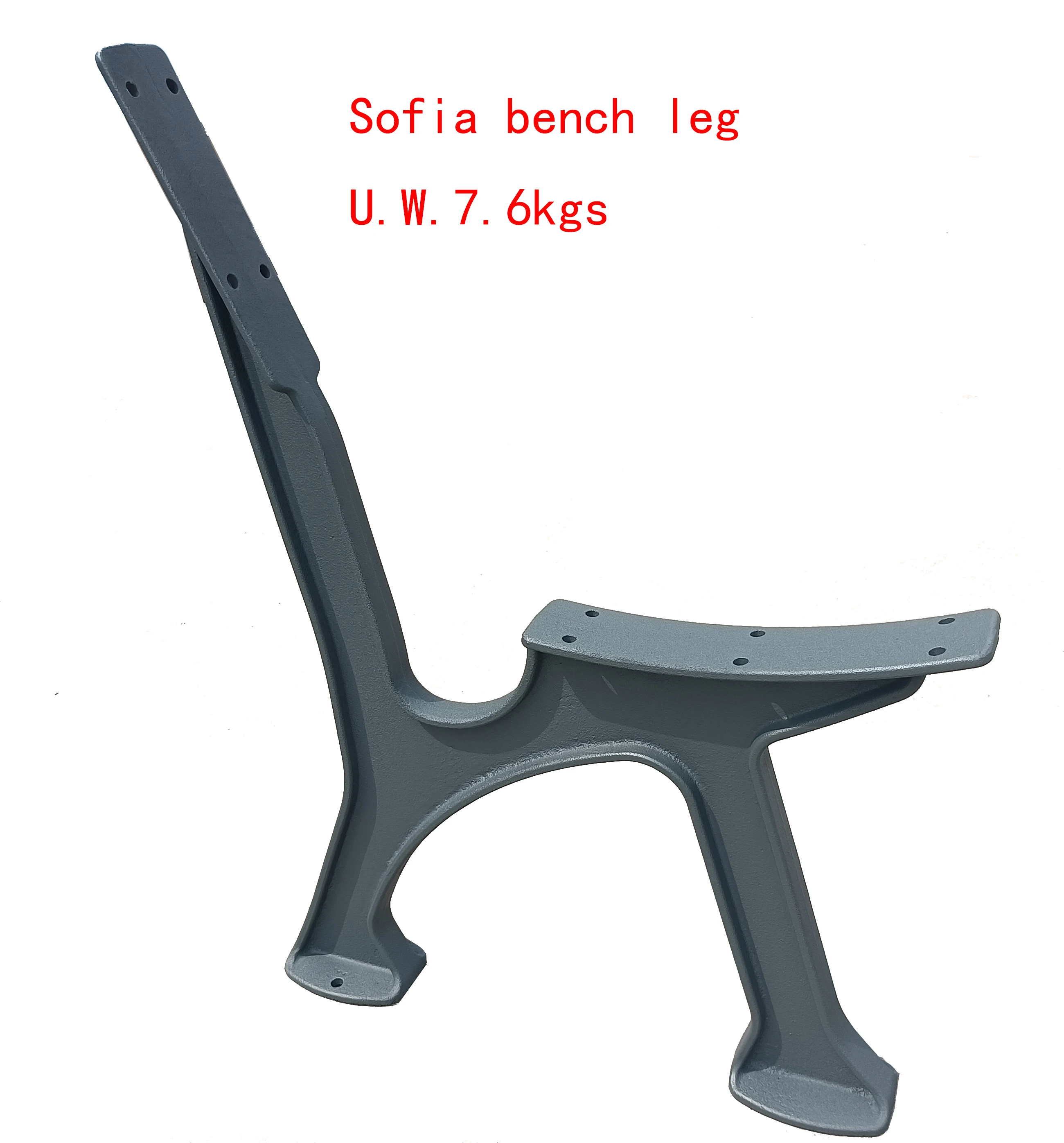 outdoor wrought iron furniture legs acrylic bench leg