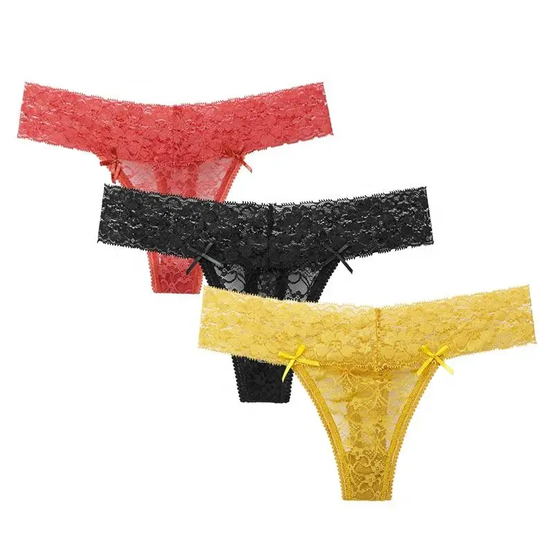 wholesale Panties Woman Lace sexy Thong G-String T-back Female Underwear For Woman Thongs Cheap