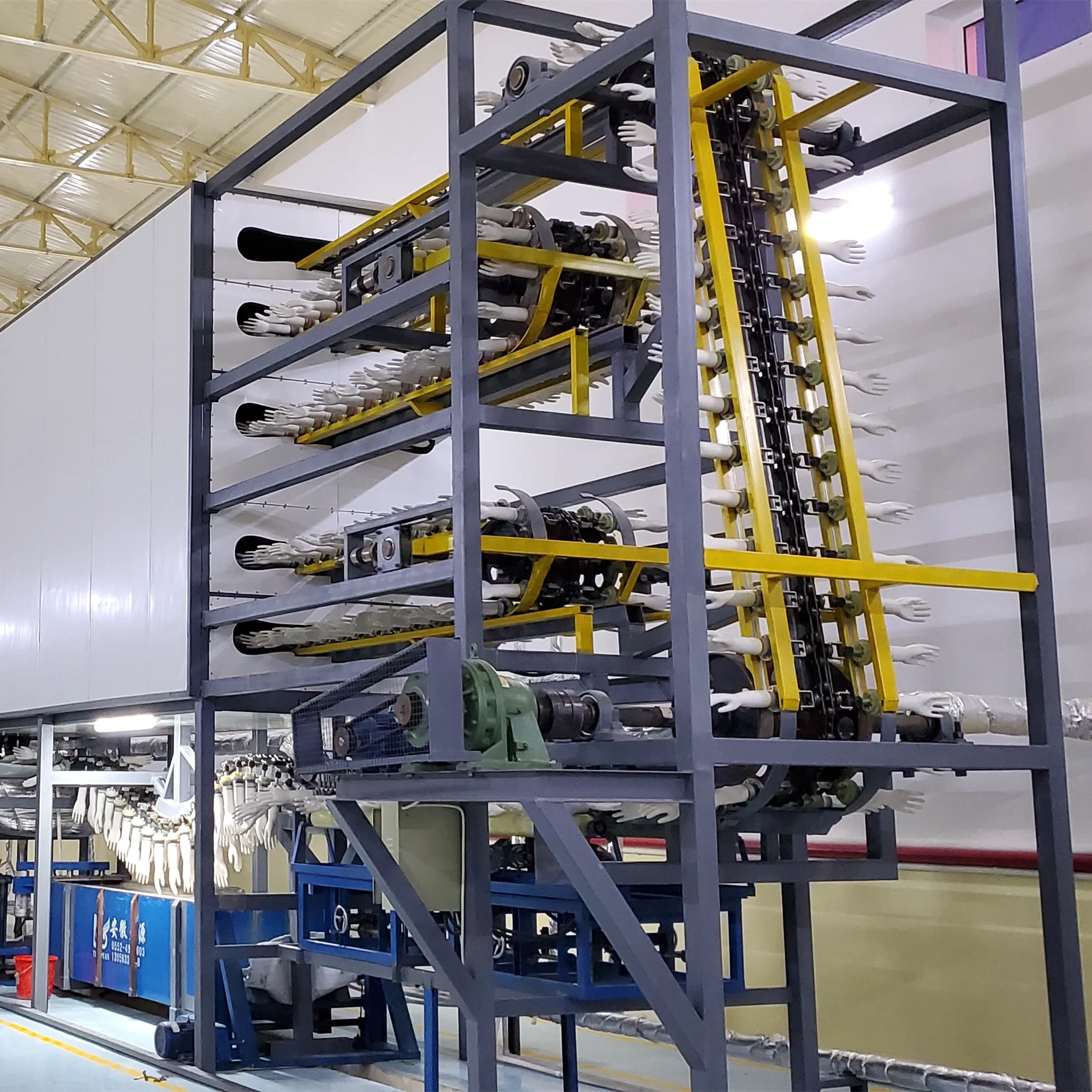 Made in China automatic high quality medical gloves manufacturing machine glove production line