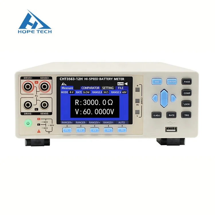 CHT3563-12H multichannel battery tester auto battery tester with RS232 and PLC interface