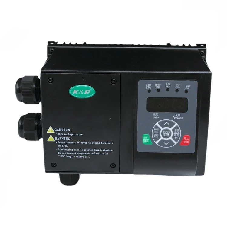 
WT1000 Series 5.5 KW Three phase frequency inverter for pump 