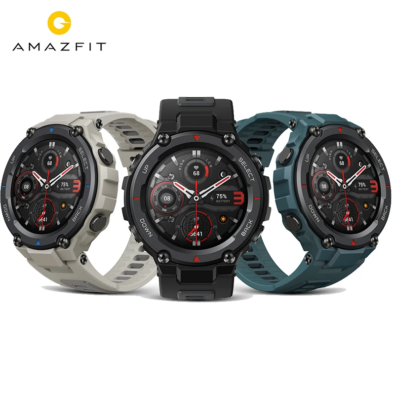 Newly Launched Amazfit T-Rex Pro Rugged Smartwatch 10ATM Water-resistance 100 Sports Modes Zepp Wristwatch