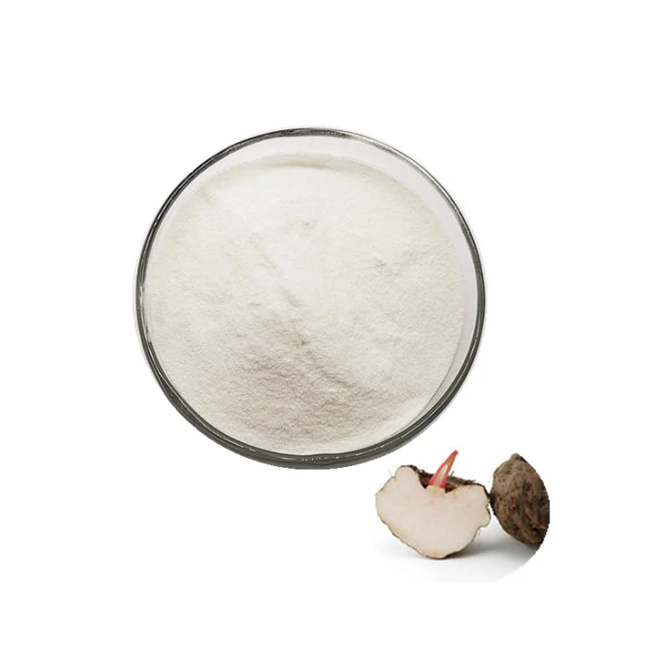 Оптовая продажа добавка для волокна Glucam P20/ Galactomannane KGM Konjac порошок Glucomannan корневой конжака используется похудения