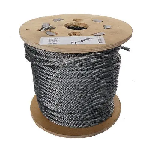 8x19s Iwrc Elevator Part Cable 13mm Galvanized Steel Wire Rope For Elevator