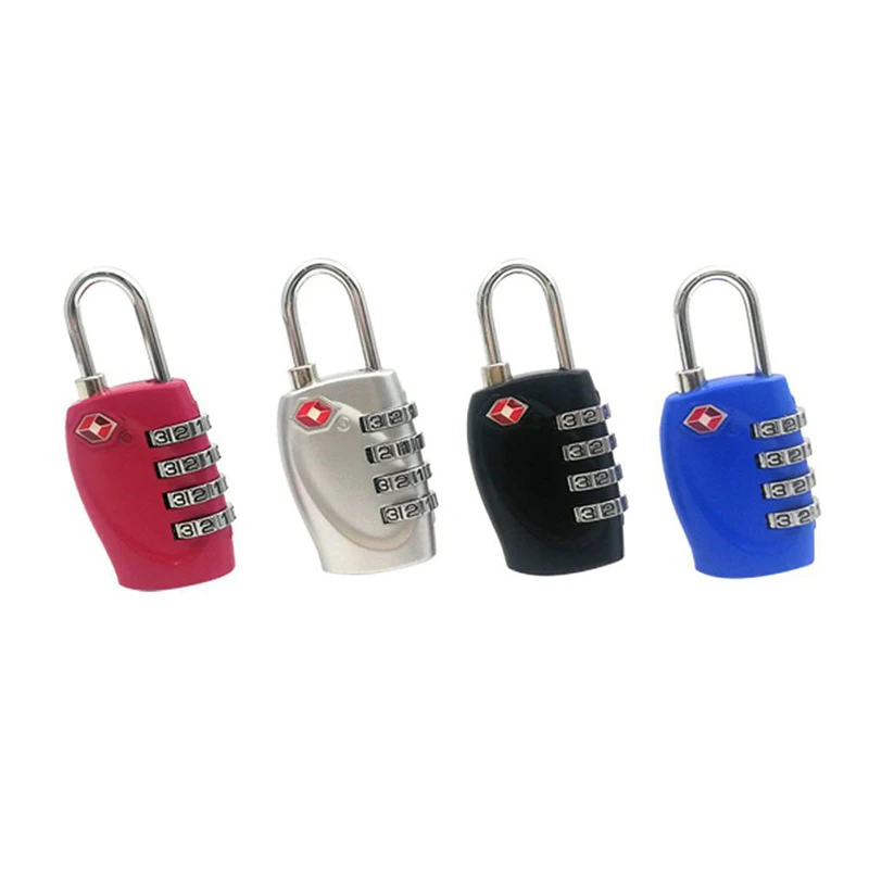 China Good suitcase lock combination padlock zinc alloy 4 digit padlock