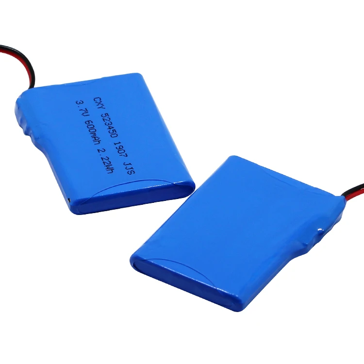 3 7 V 600mAh литиевая батарея 523450AR li ion lipo батареи для бесплатного образца