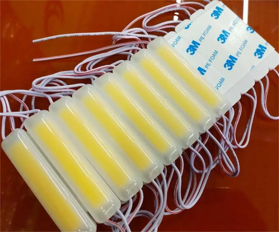 20pcs DC12v 24V 2w COB LED Module Light Injection Module Len Car Truck Module String For LED Sign Backlight Advertise Light