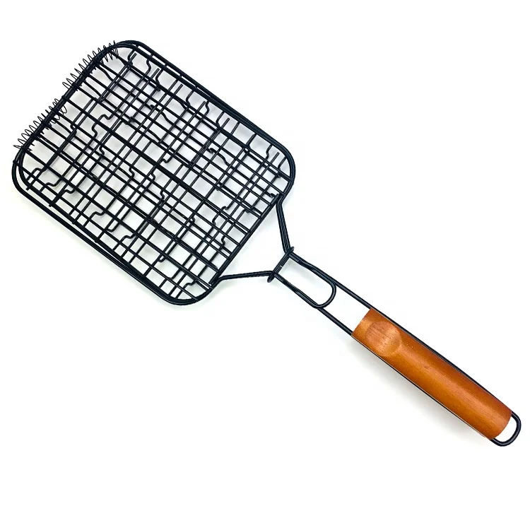 Factory BBQ griddle burger grill fish ball rack meat slicer barbecue wire mesh