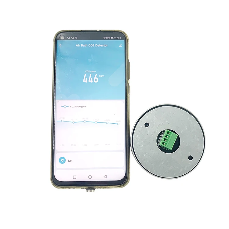 PM2.5 HCHO TVOC indoor air quality humidity sensor wifi co2 monitor